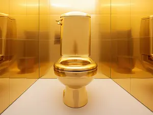 3 Men, 5 Minutes, 1 Golden Toilet Gone Forever