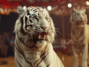 Audience Screams As Tiger Mauls Circus Worker During Live Show