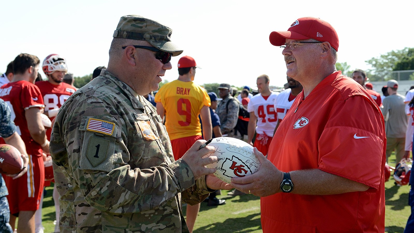 Bullet Crashes Into Andy Reid's Office While He Works Late