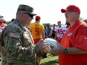 Bullet Crashes Into Andy Reid's Office While He Works Late