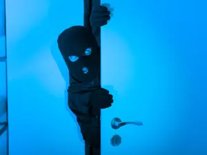 Creepy Man Organizes Woman's Shoes During Break-In