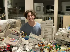 Teen's LEGO® Charity Brings Joy To 3,000 Kids